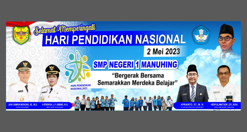 HARDIKNAS DI SMP NEGERI 1 MANUHING TAHUN 2023